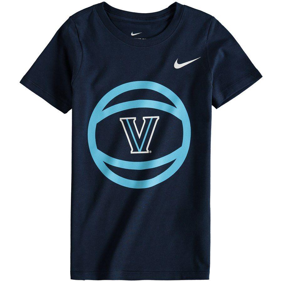 Villanova Logo - Nike Villanova Wildcats Preschool Navy Basketball and Logo T-Shirt