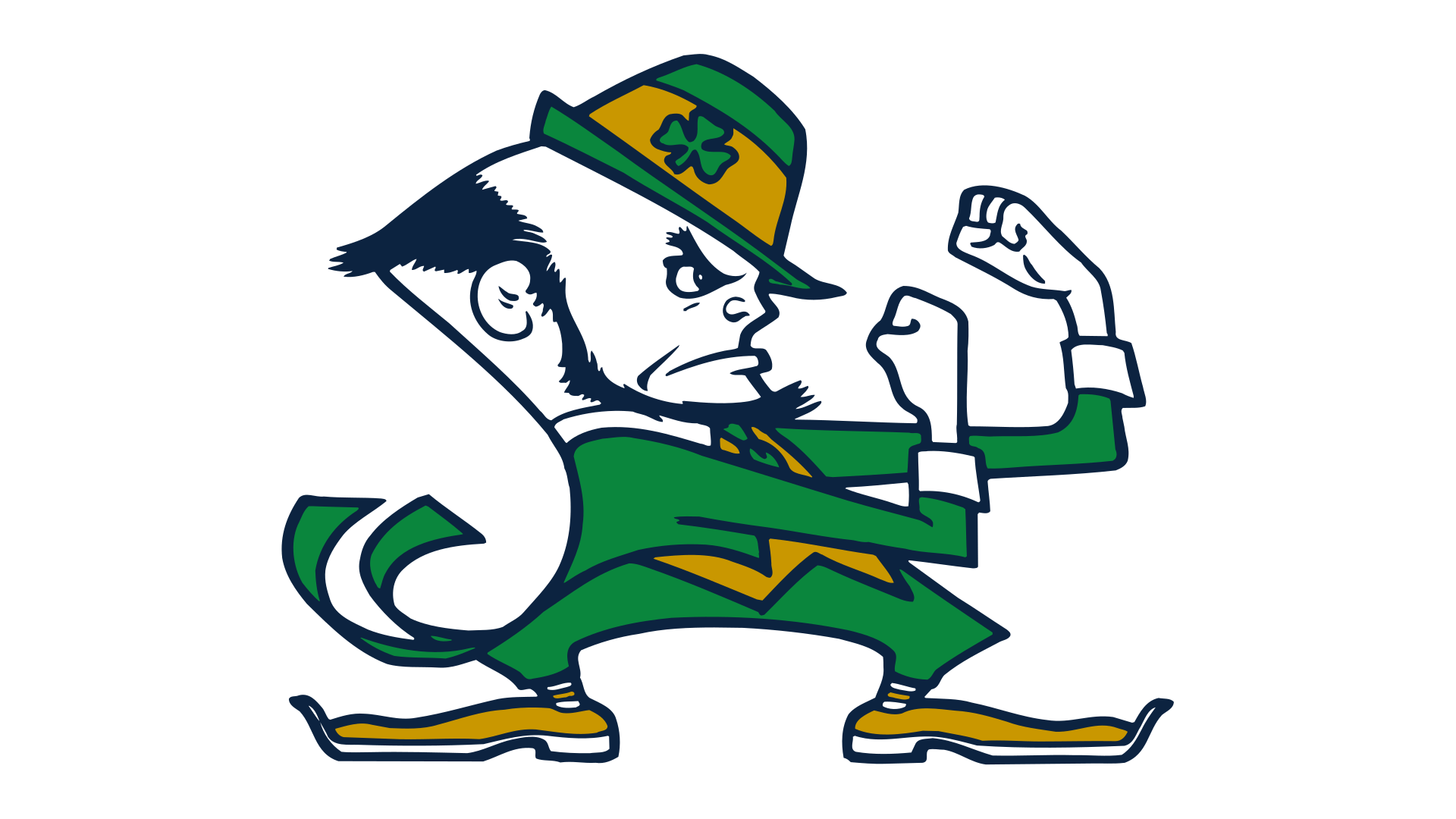 Dame Logo - Notre Dame Leprechaun Logo, Notre Dame Leprechaun Symbol, Meaning ...