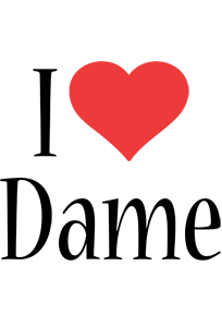 Dame Logo - Dame Logo | Name Logo Generator - I Love, Love Heart, Boots, Friday ...