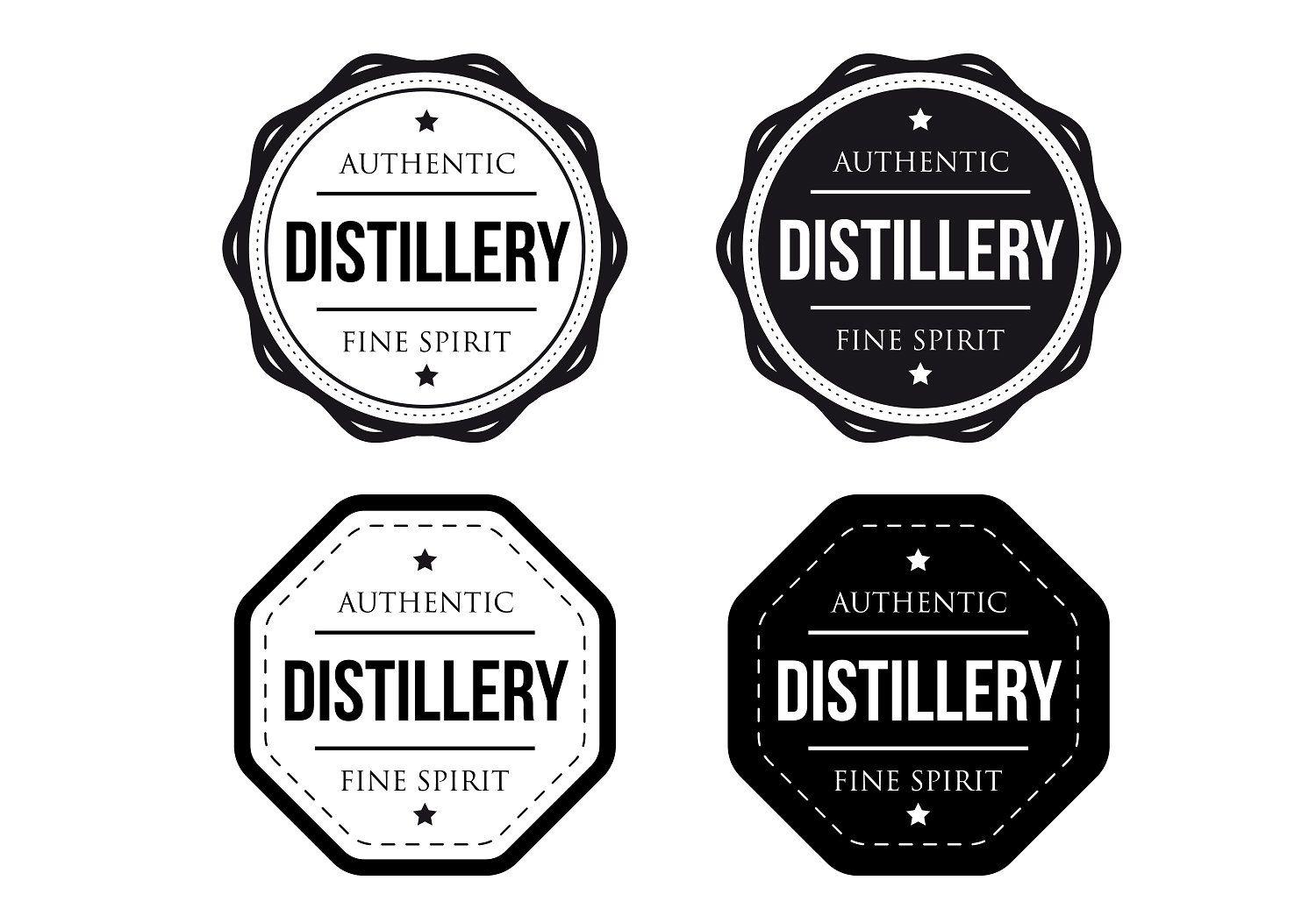 Stamp Logo - Distillery vintage logo stamp ~ Icons ~ Creative Market
