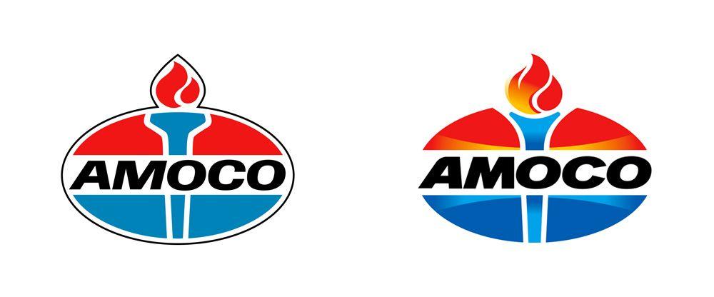 Amoco Logo - Brand New: New Logo for Amoco