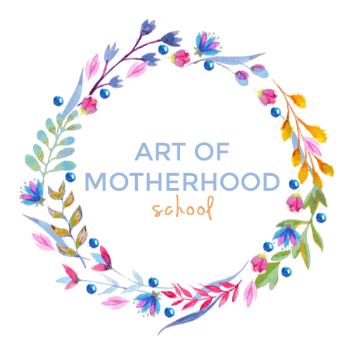 Motherhood Logo - Art of Motherhood School | Mama & Baby Love