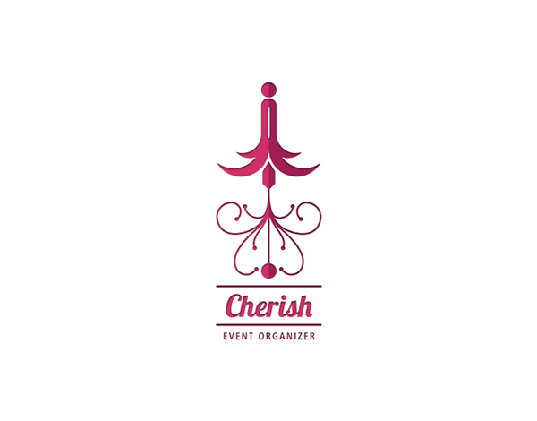 Fuchsia Logo - Cherish Event Organizer - Logo & Identities on Student Show