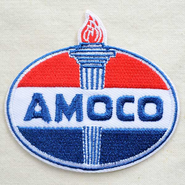 Amoco Logo - Lazystore: Logo Emblem Amoco Oil /AMOCO EMBLEM LGW 175 Emblem Iron