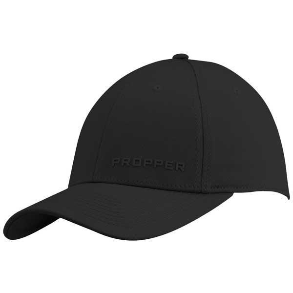 Propper Logo - Black - Propper Logo Hood Fitted Tactical Cap