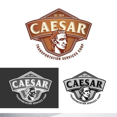 Caesar Logo - Implement Caesar into a logo for transportation services. Logo