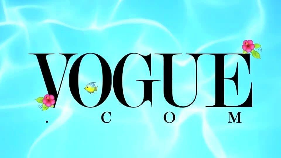 Vogue.com Logo - Jesse Hill Reimagines the Vogue.com Logo as an Emoji-fied Dreamscape ...