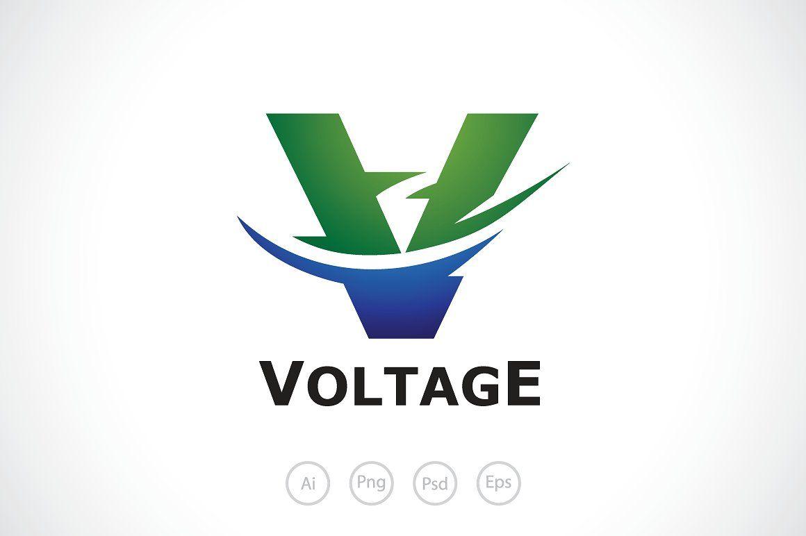 Voltage Logo - Swirl Voltage Logo Template Logo Templates Creative Market