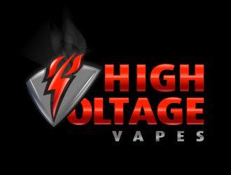 Voltage Logo - High Voltage Vapes logo design - 48HoursLogo.com