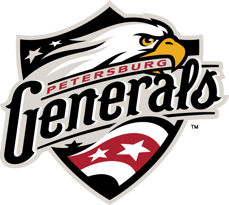 Generals Logo - Petersburg Generals Primary Logo - Coastal Plain League (CPL ...
