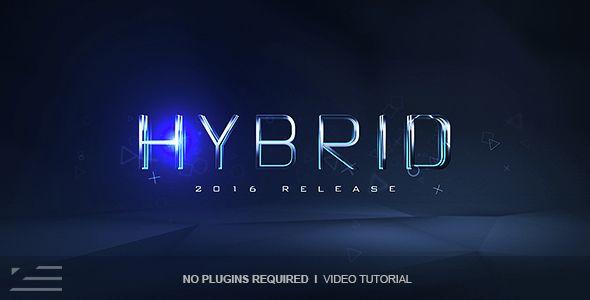 Hybrid Logo - VIDEOHIVE HYBRID LOGO REVEAL FREE DOWNLOAD After Effects