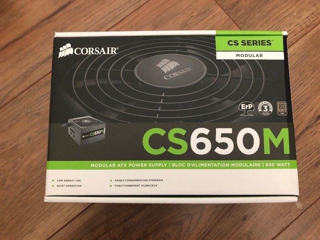 Gold-Rated Logo - Corsair CS650M ATX Power Supply PSU - Gold Rated | in Penarth ...