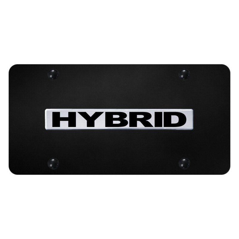 Hybrid Logo - Autogold® - License Plate with Hybrid Logo