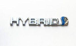 Hybrid Logo - For Toyota Hybrid EMBLEM Prius LH 10-15 FRONT FENDER STICKER BADGE ...