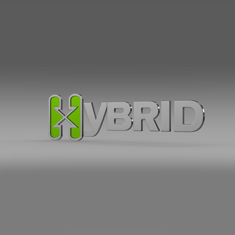 Hybrid Logo - 3D Hybrid logo