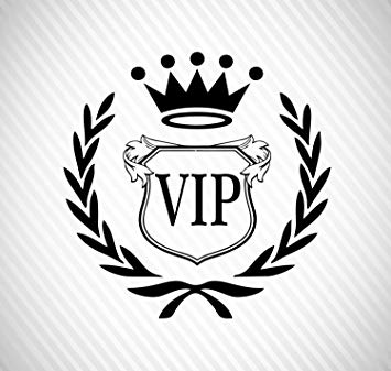 Gold-Rated Logo - VIP Royal Origin Any Make Logo car sticker