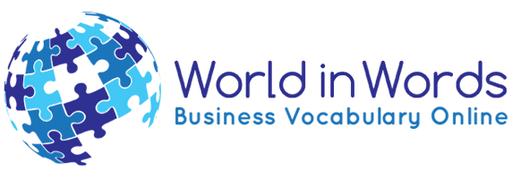 Vocabulary Logo - World in Words. Business Vocabulary Online