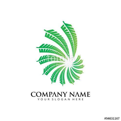 Fern Logo - Elegant Classic Fern Logo Icon Stock Image And Royalty Free Vector