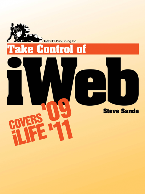 iWeb Logo - Take Control of iWeb '09 | Take Control Books