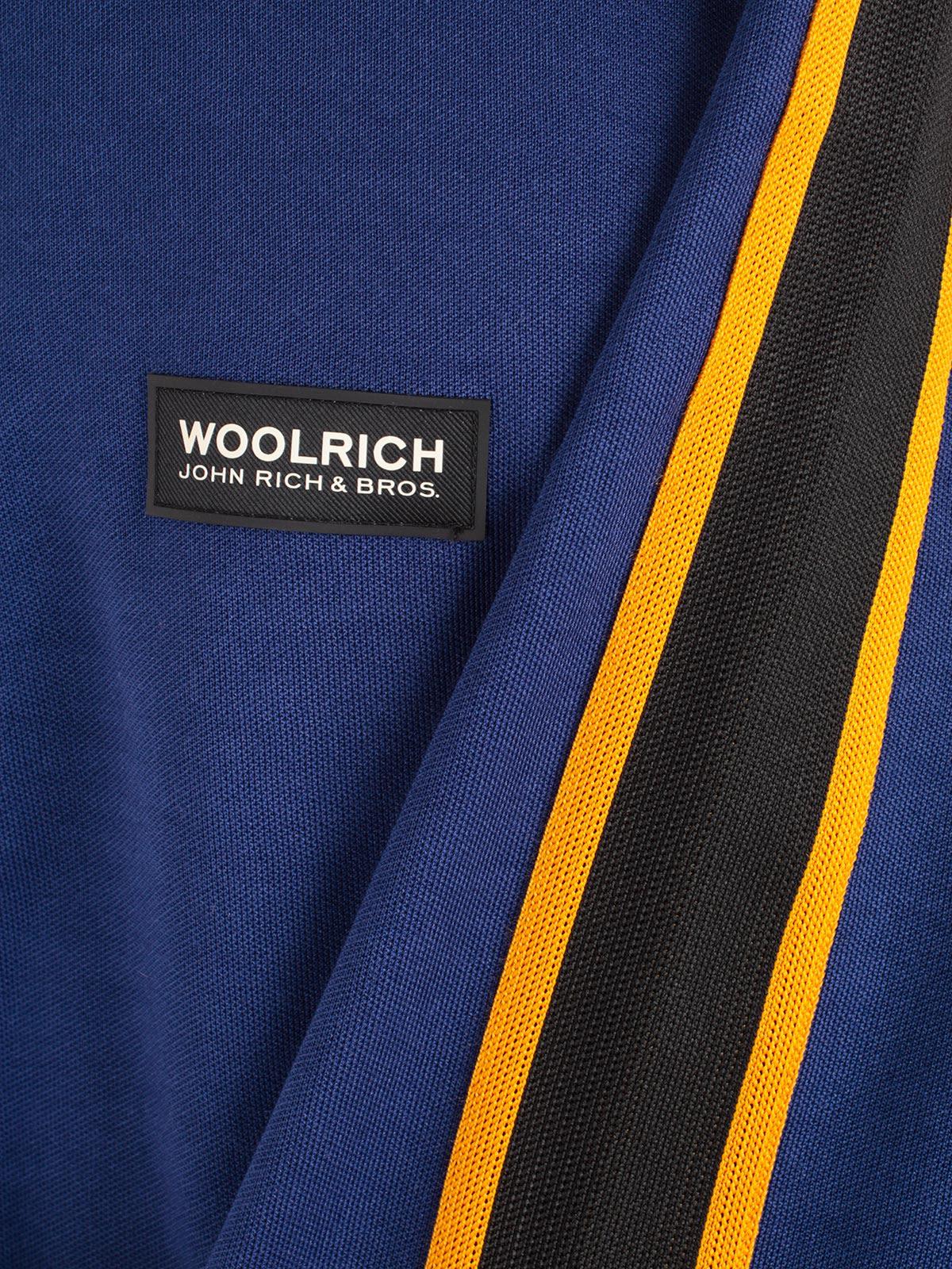 Woolrich Logo - Woolrich Woolrich Logo Jacket - Blue Print - 10784852 | italist