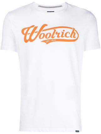 Woolrich Logo - Woolrich Logo Print T Shirt