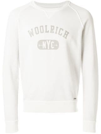 Woolrich Logo - Woolrich Logo Print Sweatshirt