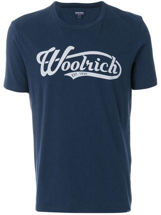 Woolrich Logo - Woolrich Logo Print T Shirt