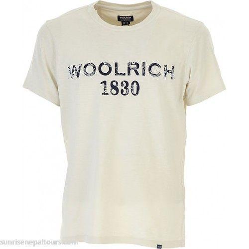 Woolrich Logo - Woolrich Clothing for Men Cream•Other colors:Black Cotton Crewneck