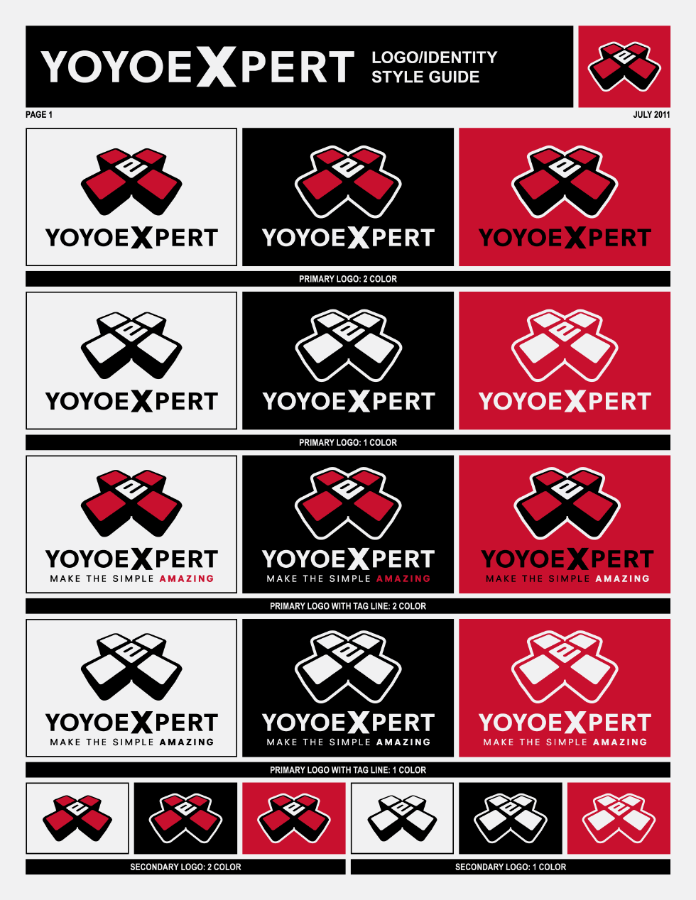 YoYoExpert Logo - Yellow Leaf Creative – YoYoExpert Branding