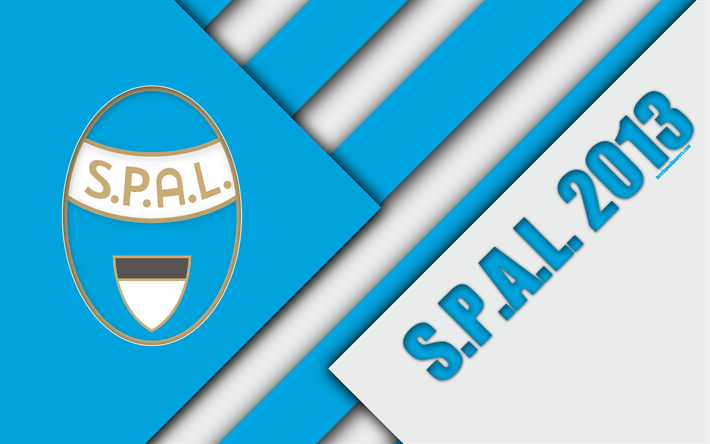 SPAL Logo - Download wallpapers SPAL 2013 FC, logo, 4k, material design ...