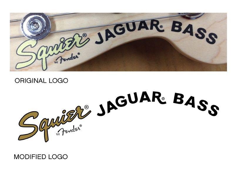 Squier Logo - Replacement Fender jazz decal help please