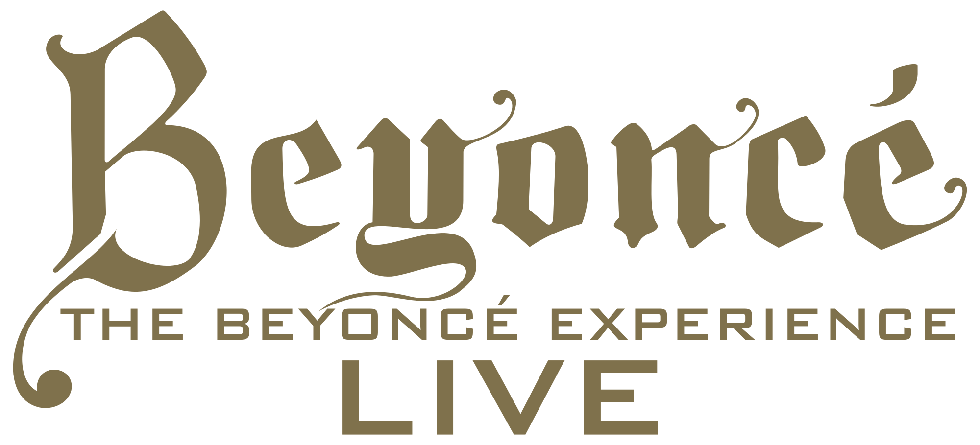 Beyonce Logo - File:Beyoncé - The Beyoncé Experience Live.svg - Wikimedia Commons