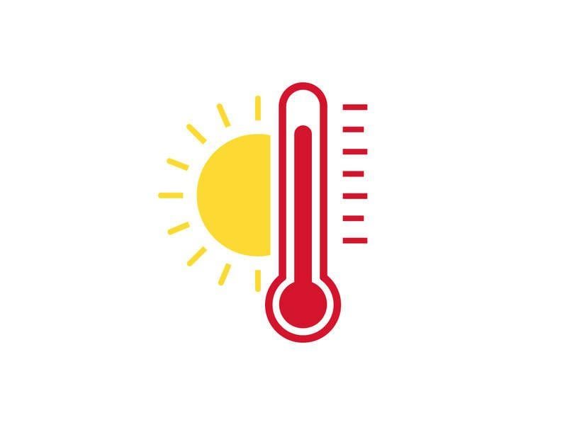 Temperature Logo - MA Weather Forecast: Heat Records Falling Today, Tomorrow. Boston