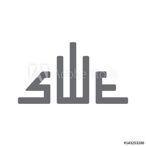 SWE Logo - pyramid logo vector. s w e logo. - Buy this stock vector and explore ...