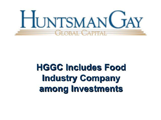 Hggc Logo - HGGC Includes Food Industry Company among Investments