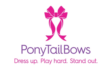 Bows Logo - Ponytail Bows. The best equestrian horse show bows. Judge Approved