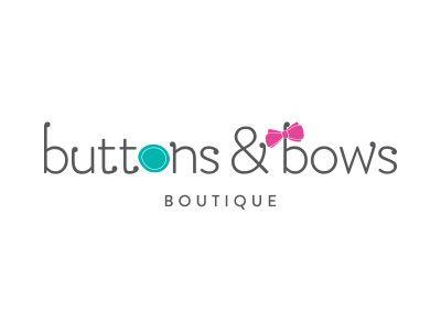 Bows Logo - Buttons & Bows Boutique by Sydney Wilson | Dribbble | Dribbble