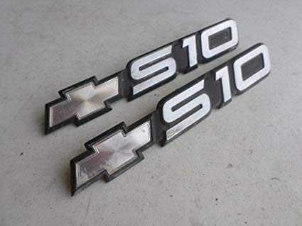 S10 Logo - Amazon.com: 91-94 Chevy S10 Side Door Fender Emblem Logo 15629984 ...