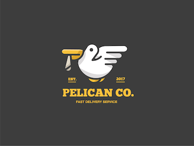 Pelican Logo - Pelican Logo Design by James Hernandez | Dribbble | Dribbble