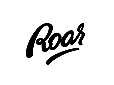 Roar Logo - Roar. Sarah Dayan. French Hand Lettering Artist & Logo Designer