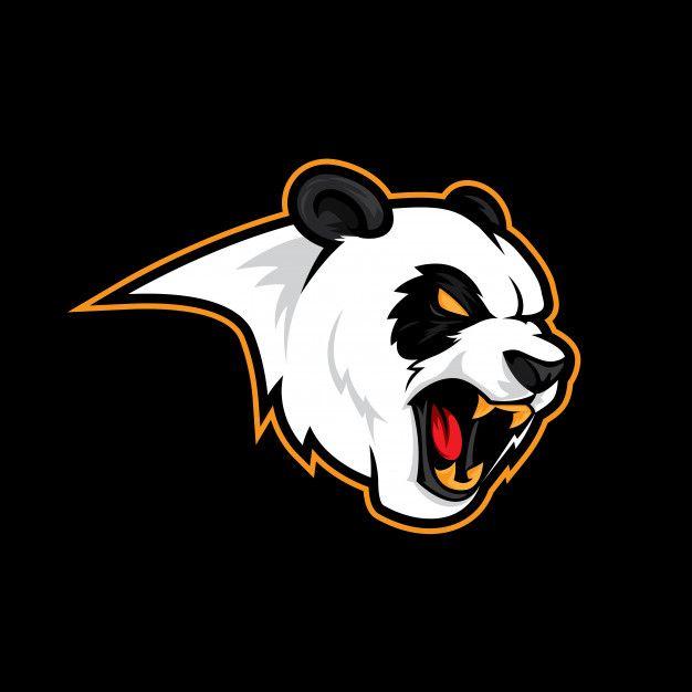 Roar Logo - Angry panda roar logo mascot Vector | Premium Download