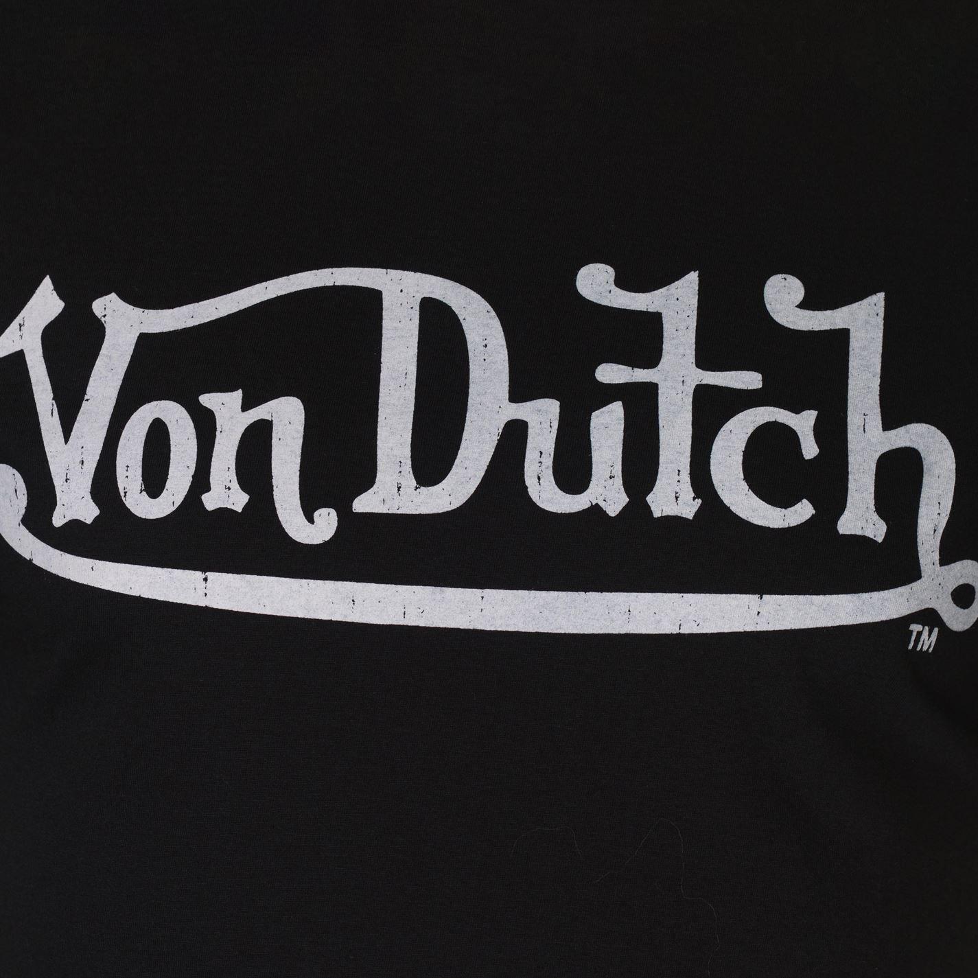 Von Logo - Mens Von Dutch Logo T Shirt Crew Neck Short Sleeve New | eBay