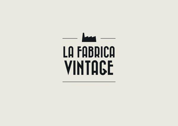 Fabrica Logo - La Fábrica Vintage ::: Logotipo, tarjeta, papelería, web. / Logotype ...