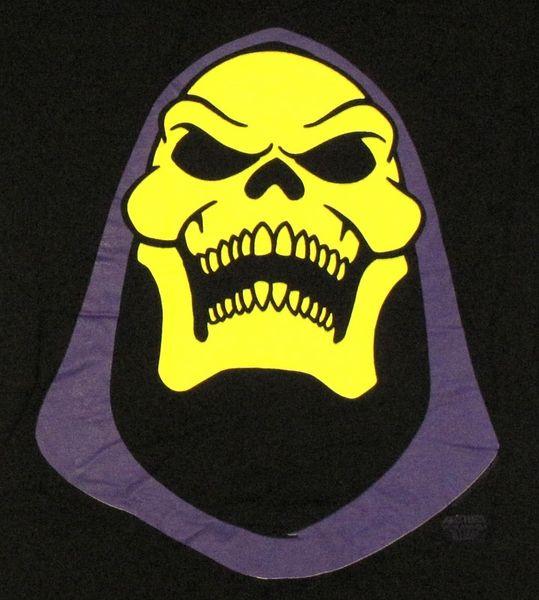 Skeletor Logo - He-Man.org > Merchandising > Apparel - Shirts > Skeletor Head T-Shirt