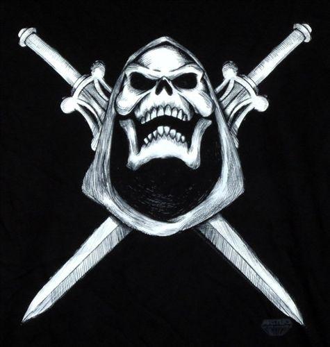 Skeletor Logo - Masters of the Universe T-Shirt - Skeletor Crossed Swords Logo ...