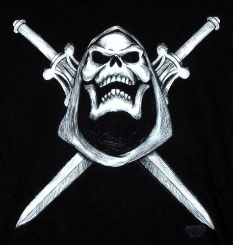 Skeletor Logo - Masters Of The Universe T Shirt Crossed Swords Logo