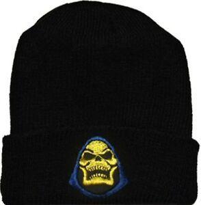 Skeletor Logo - Skeletor Logo Wool Hat Black Beanie Knit He Man Villain Masters