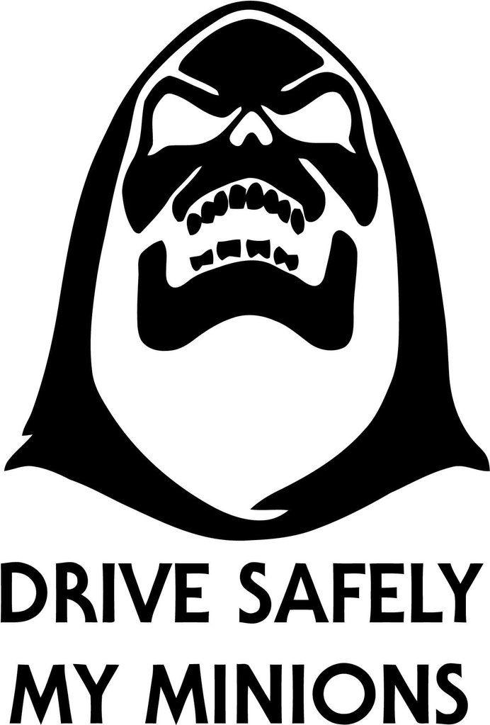 Skeletor Logo - care & decor > vehicle decor > vehicle decals