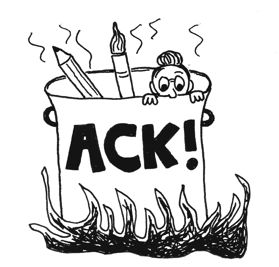 Ack Logo - Applied Comics Kitchen (ACK!) — The official ACK! logo.