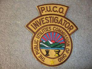 PUCO Logo - P.U.C.O Investigator Sewing Patch The Public Utilities Commission Of ...